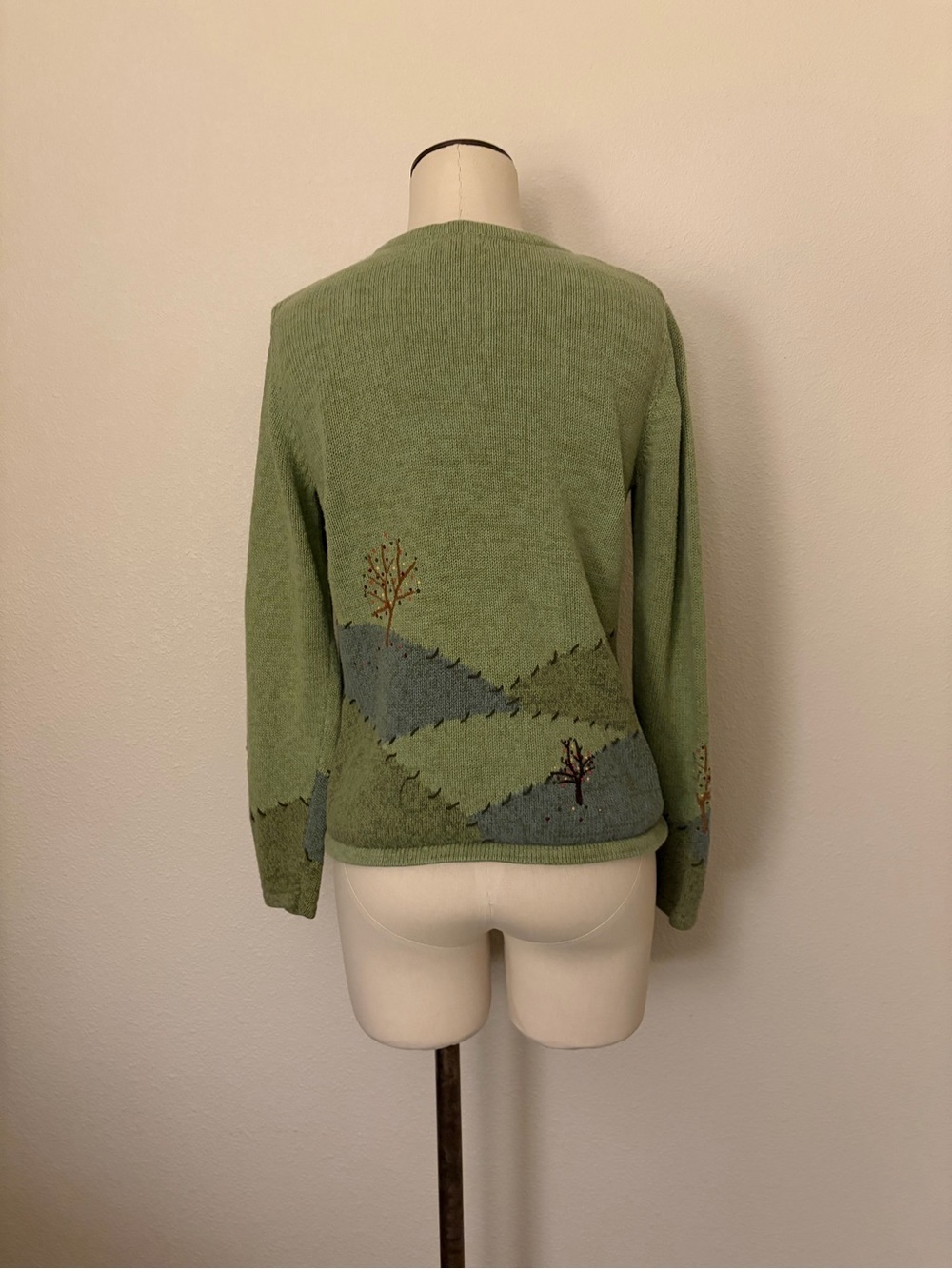 Women’s Vintage Christopher Banks Autumn Cottage Knit Cardigan - Picture 3 of 8